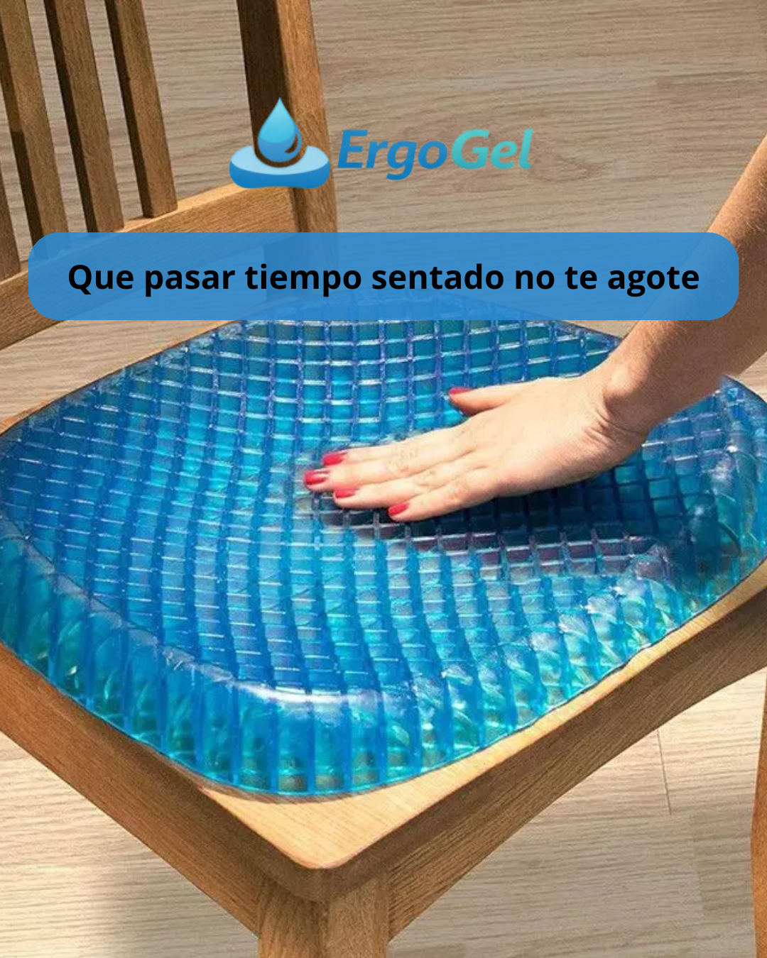 ErgoGel - Cojín de gel ergonómico flexible