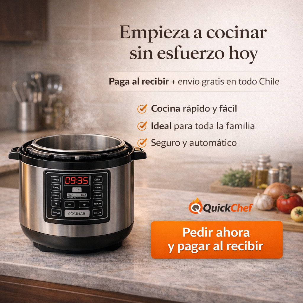 Quick Chef | Olla a Presión Eléctrica 6L