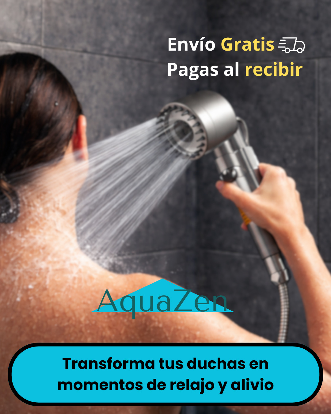 💧 AquaZen – Ducha Masajeadora Spa