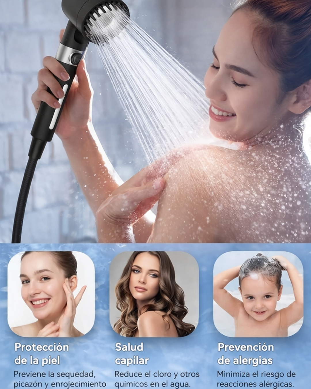 💧 AquaZen – Ducha Masajeadora Spa