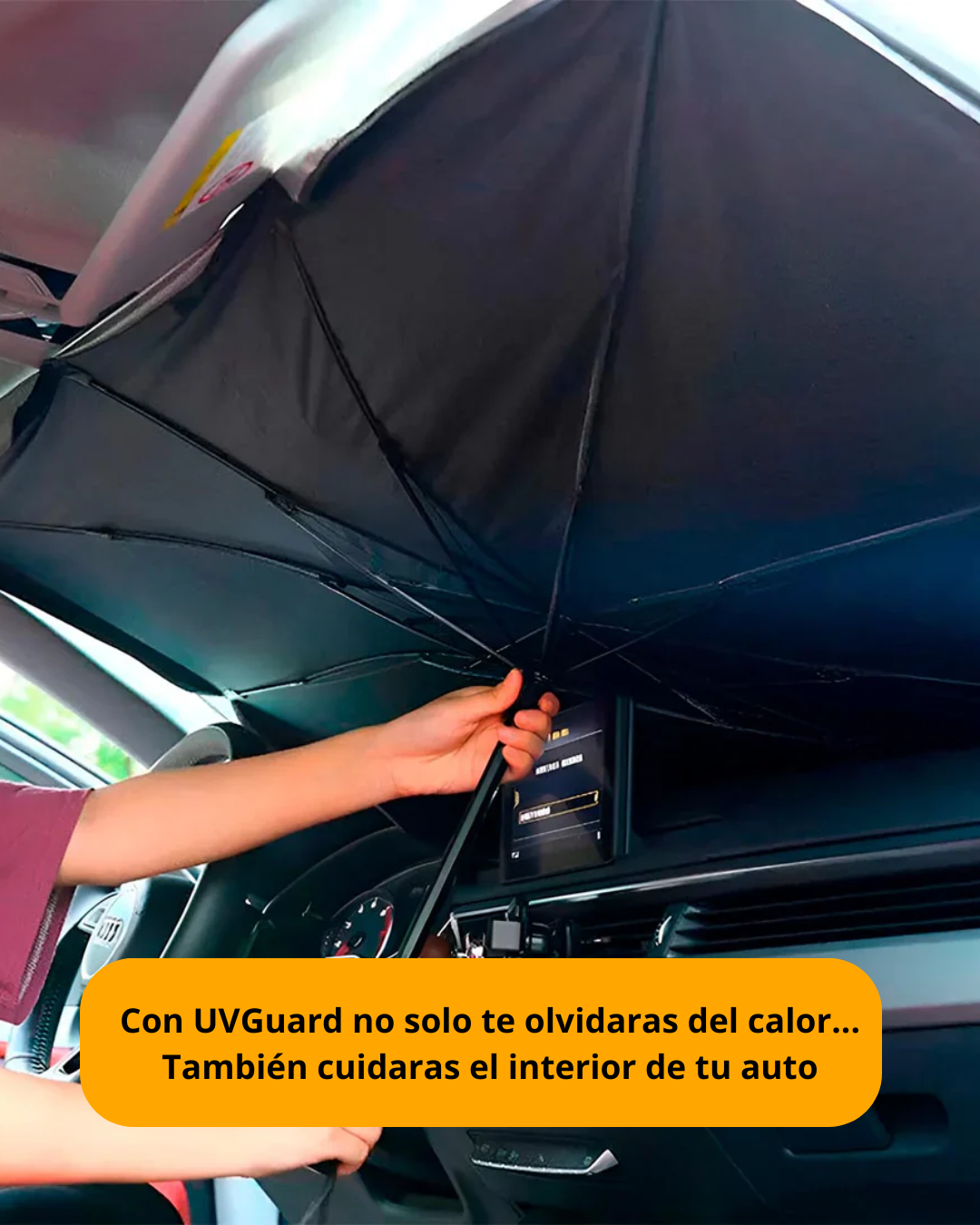 UVGuard - Sombrilla plegable anti rayos UV