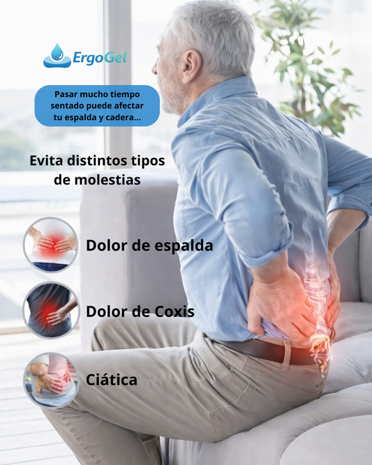 ErgoGel - Cojín de gel ergonómico flexible