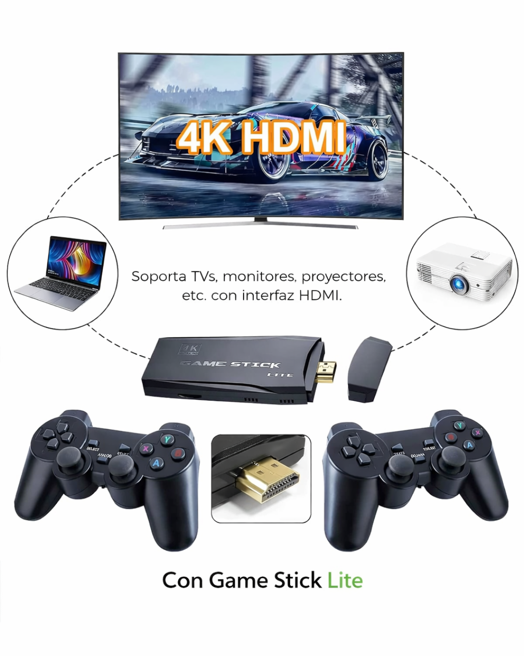 Game Stick Lite - Consola de juegos retro