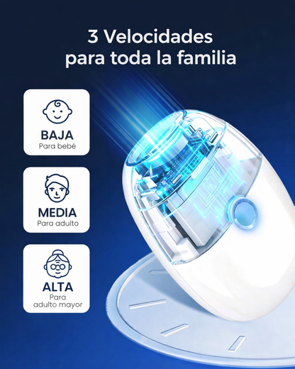 Nailux - Corta uñas eléctrico recargable