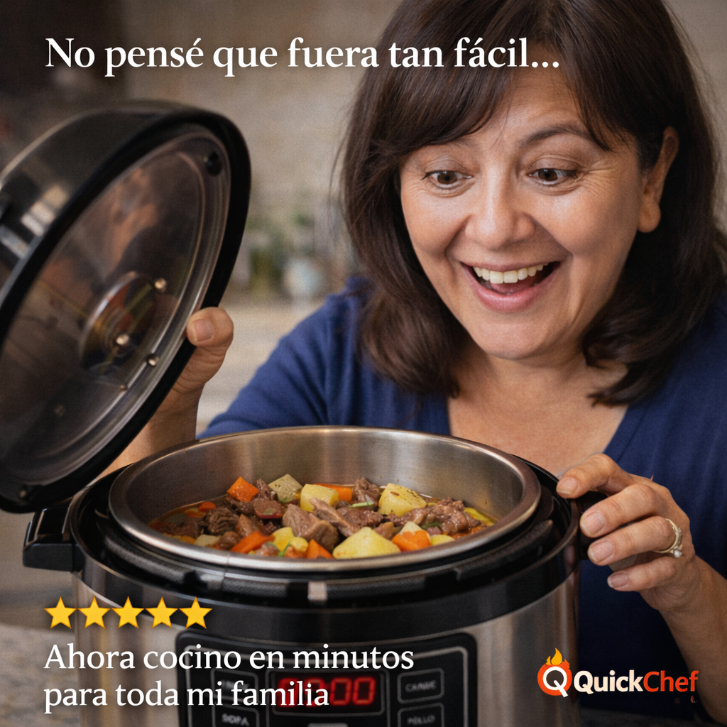 Quick Chef | Olla a Presión Eléctrica 6L