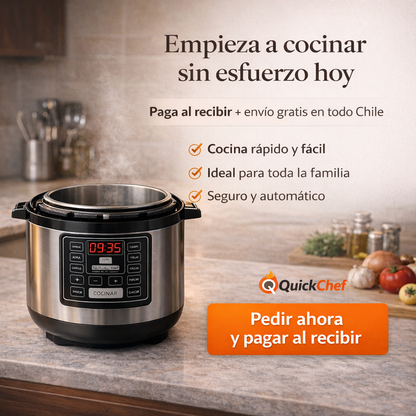 Quick Chef | Olla a Presión Eléctrica 6L