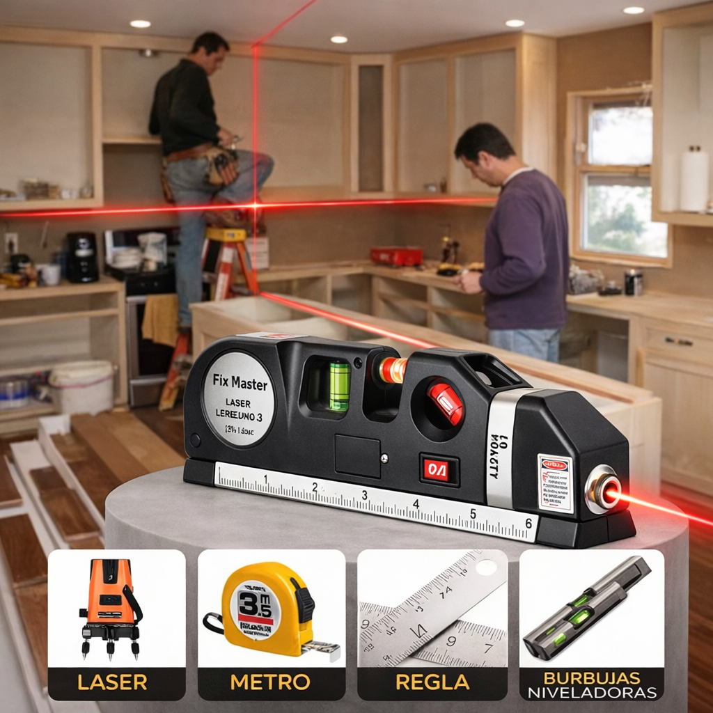 FixMaster™ | Nivelador Laser 4 en 1 🎯