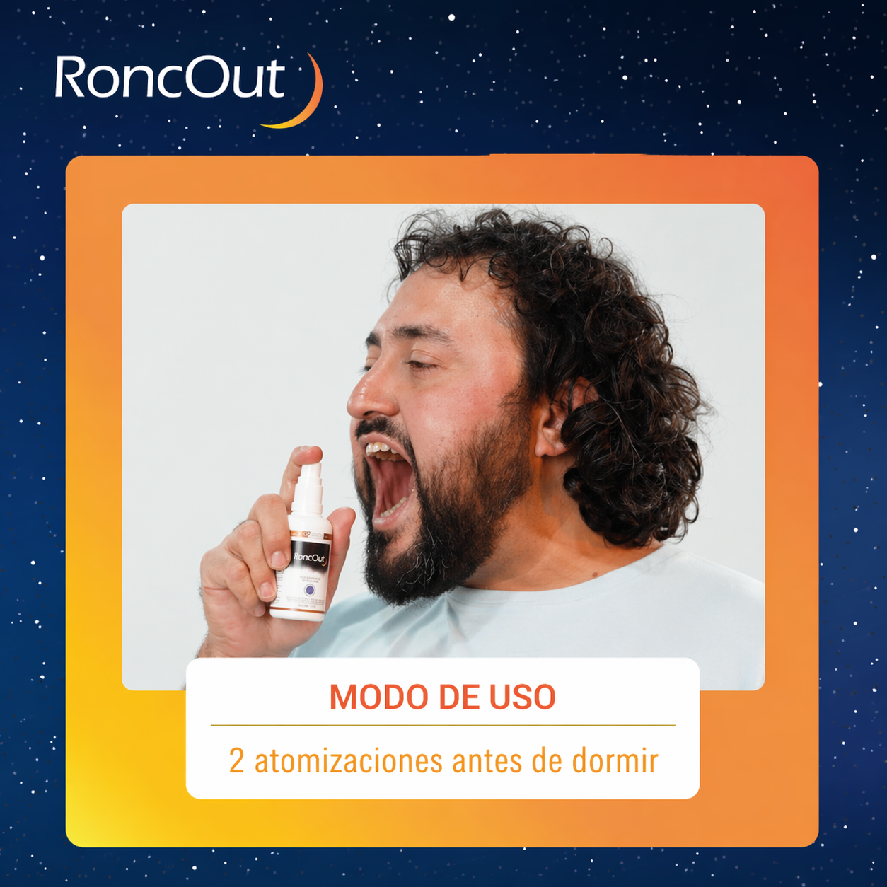 RoncOut Spray Anti Ronquidos | Descanso profundo 🌙