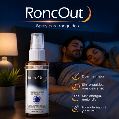 RoncOut Spray Anti Ronquidos | Descanso profundo 🌙