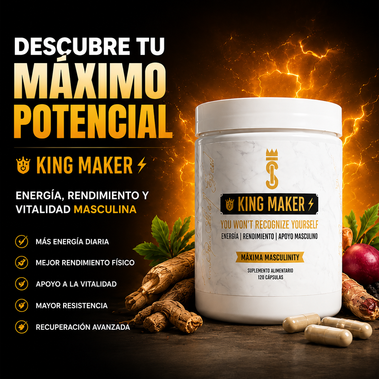 King Maker | Energía masculina total ⚡