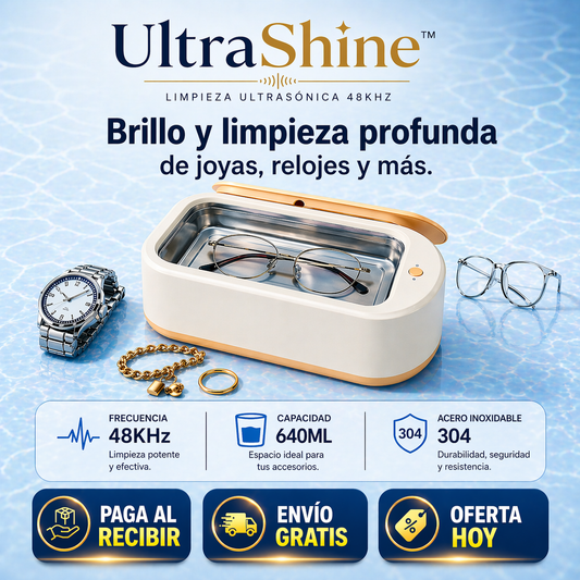 UltraShine™ | Limpiador Ultrasónico ⚡