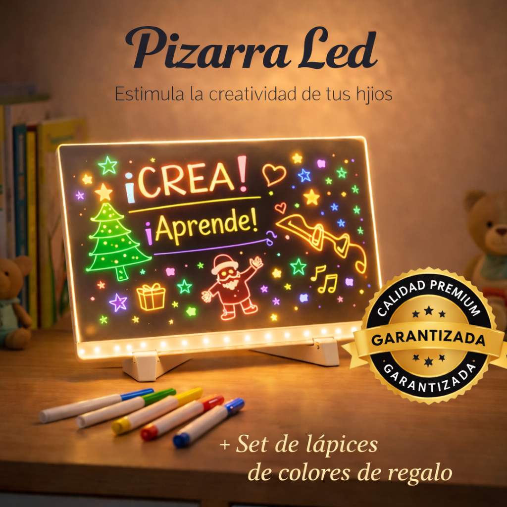 Pizarra LED | Creatividad iluminada 💡