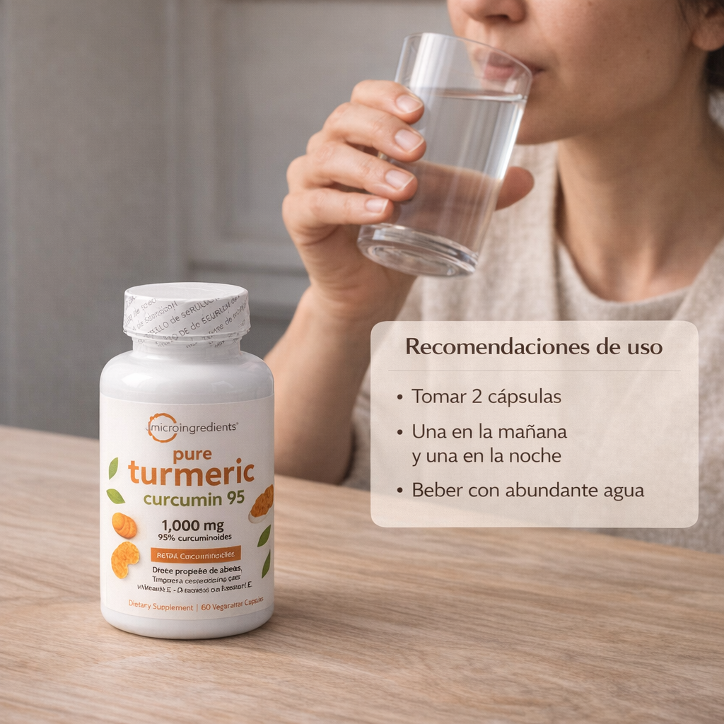 Curcumina 95 | Alivio natural diario 🌿