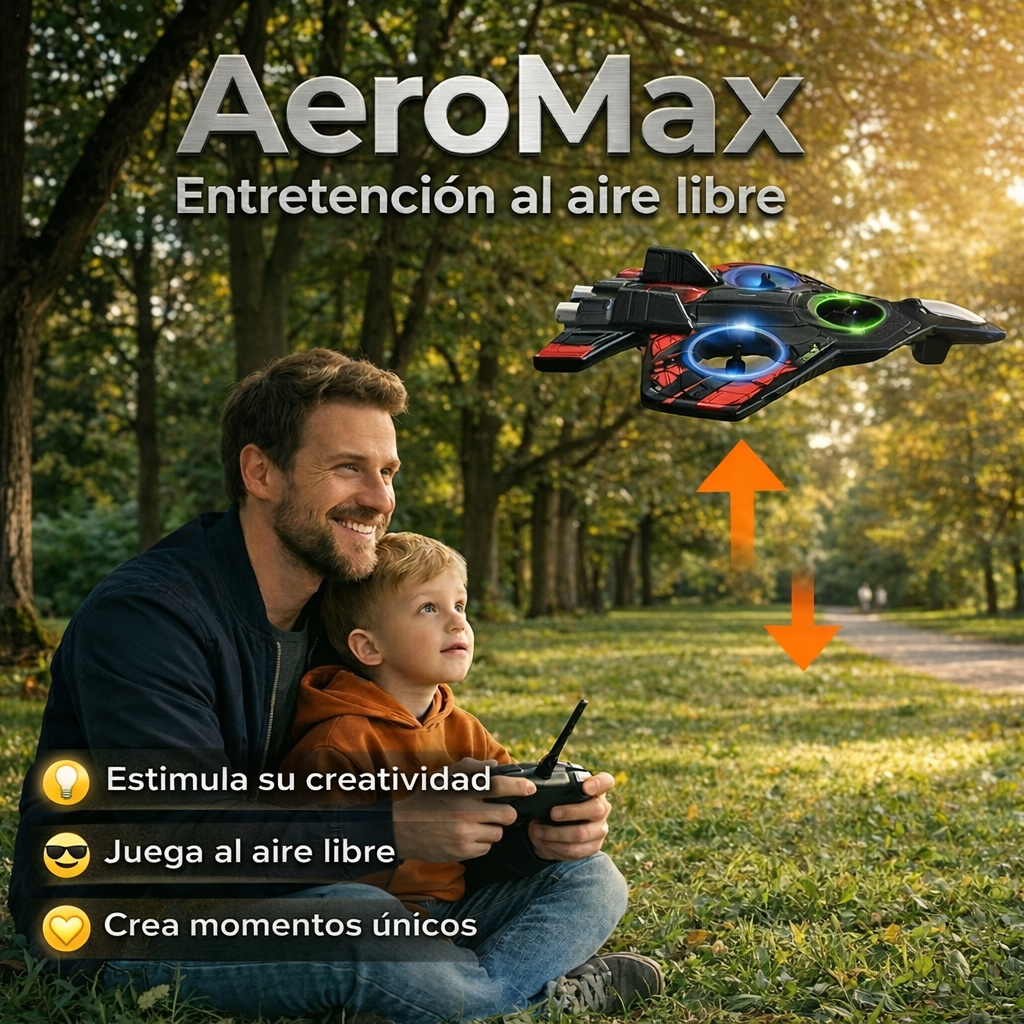 AeroMax | Dron Avión Para Niños ✈️