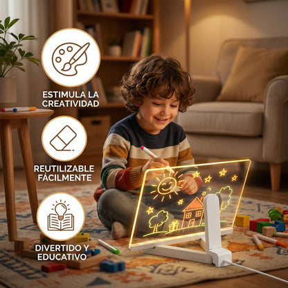 Pizarra LED | Creatividad iluminada 💡