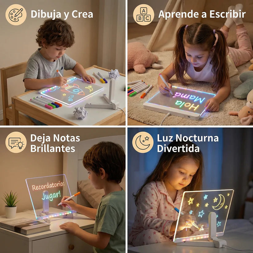 Pizarra LED | Creatividad iluminada 💡